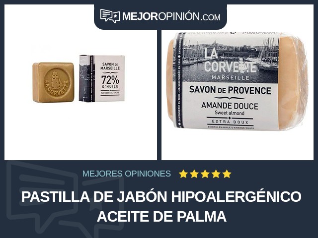 Pastilla de jabón Hipoalergénico Aceite de palma