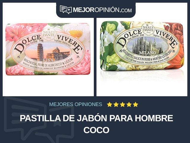 Pastilla de jabón Para hombre Coco