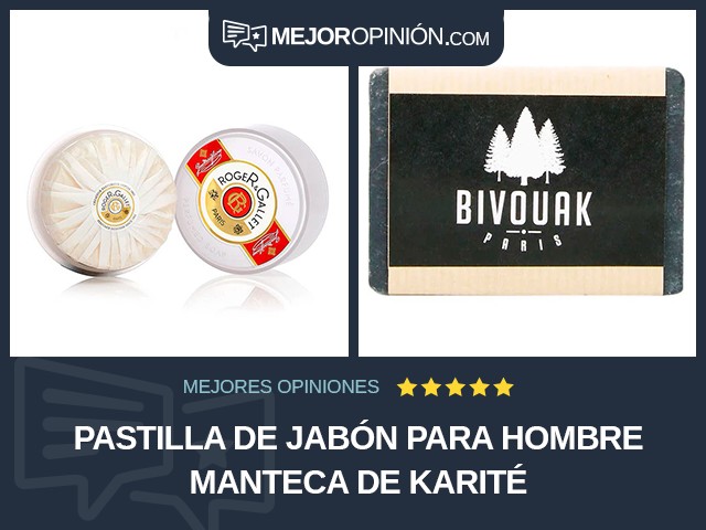 Pastilla de jabón Para hombre Manteca de karité