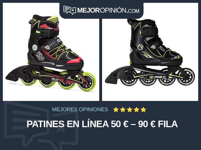 Patines en línea 50 € – 90 € FILA