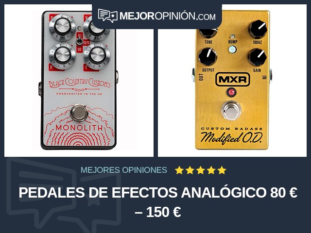 Pedales de efectos Analógico 80 € – 150 €