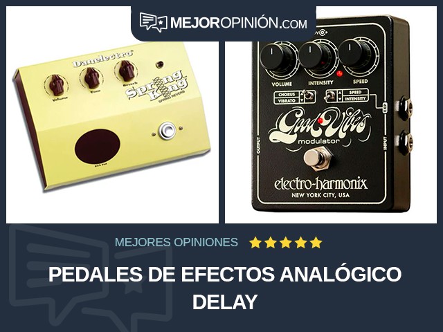 Pedales de efectos Analógico Delay