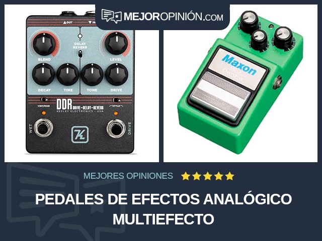 Pedales de efectos Analógico Multiefecto