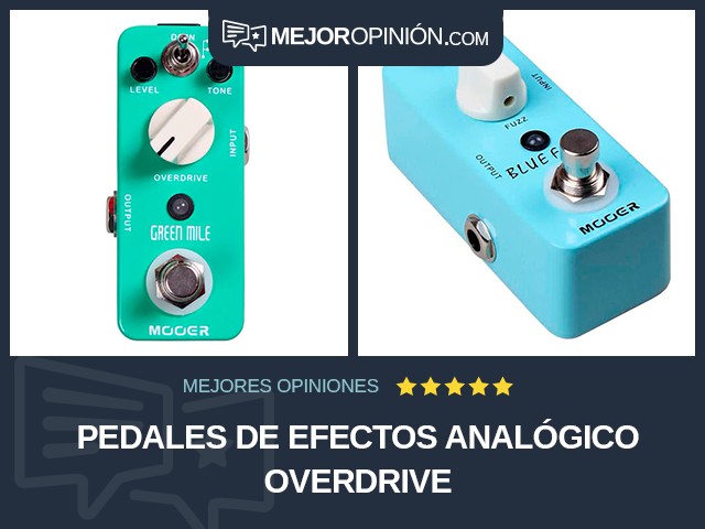 Pedales de efectos Analógico Overdrive