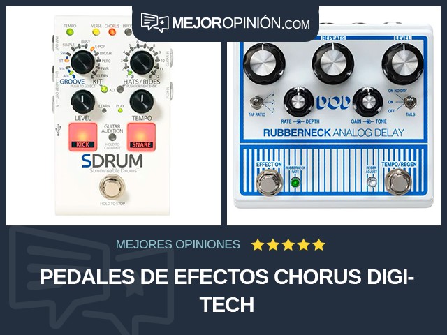 Pedales de efectos Chorus DigiTech