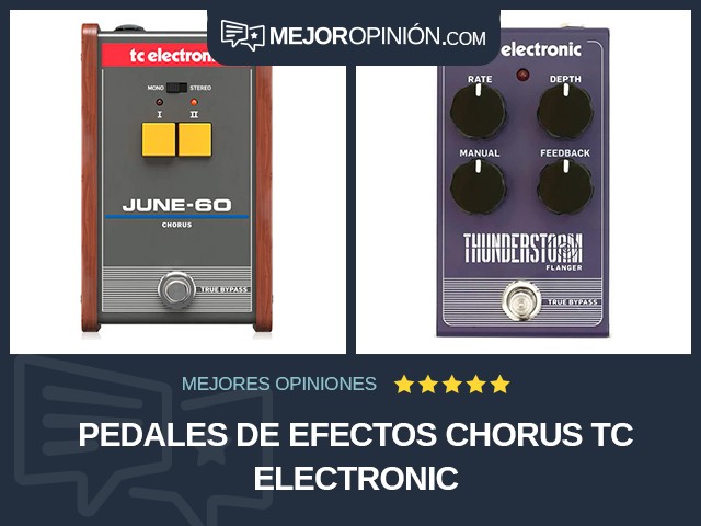 Pedales de efectos Chorus TC Electronic