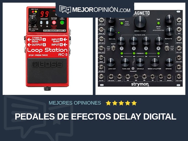 Pedales de efectos Delay Digital