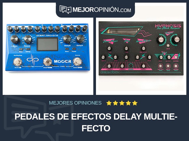 Pedales de efectos Delay Multiefecto