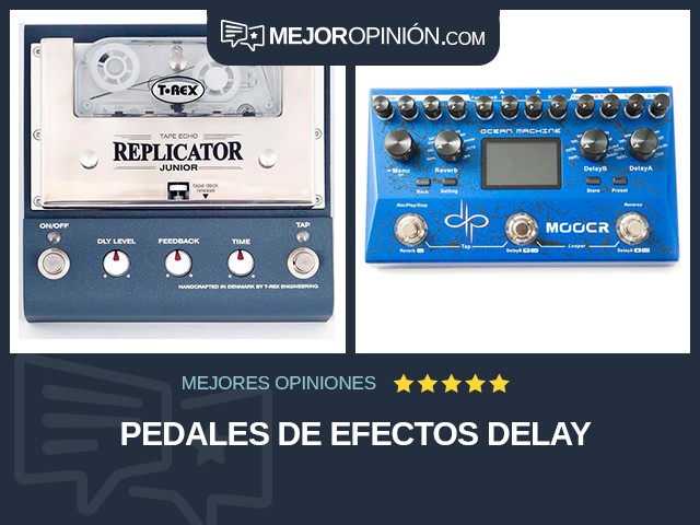 Pedales de efectos Delay