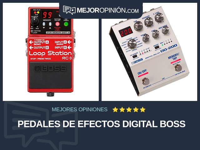 Pedales de efectos Digital BOSS