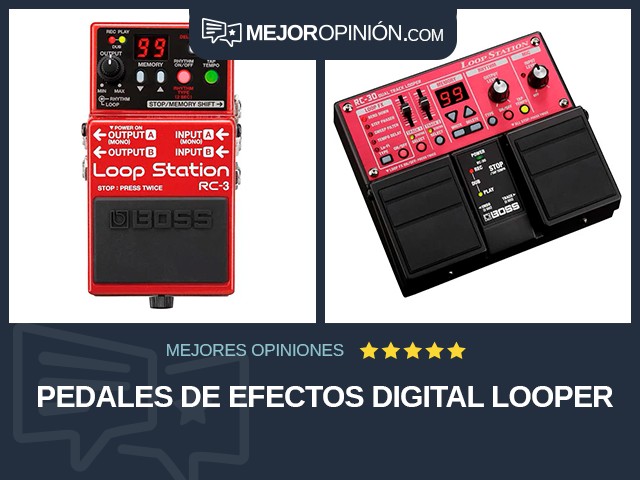 Pedales de efectos Digital Looper