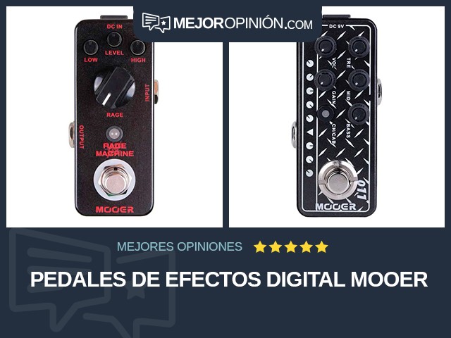 Pedales de efectos Digital MOOER