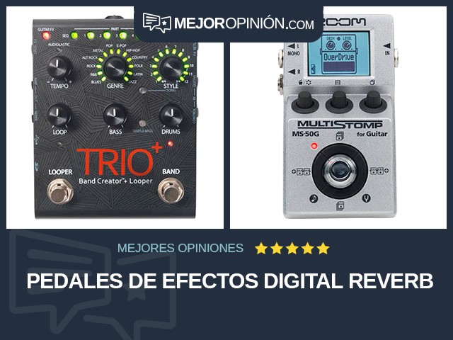 Pedales de efectos Digital Reverb