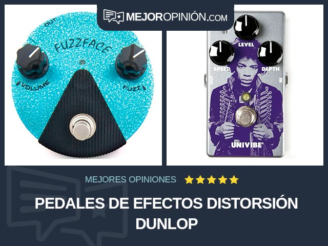 Pedales de efectos Distorsión Dunlop