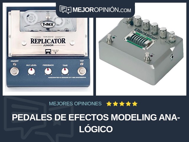 Pedales de efectos Modeling Analógico