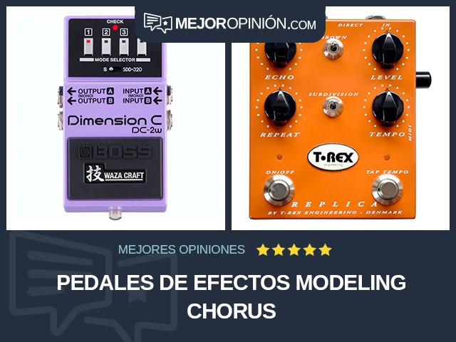 Pedales de efectos Modeling Chorus