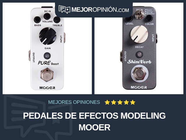 Pedales de efectos Modeling MOOER