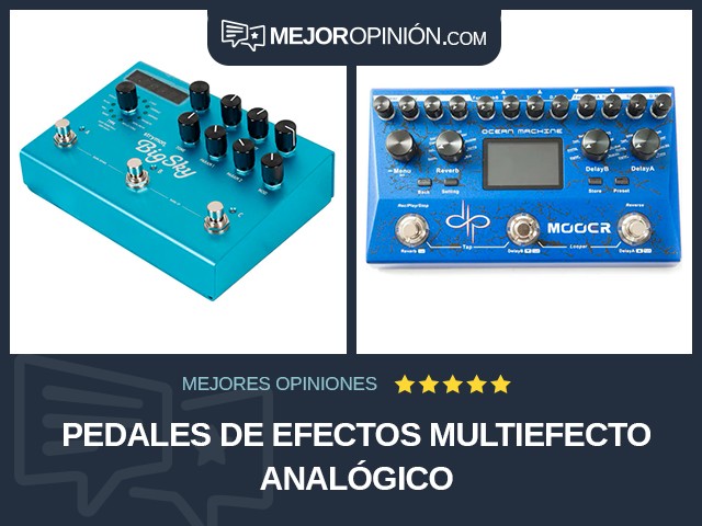 Pedales de efectos Multiefecto Analógico