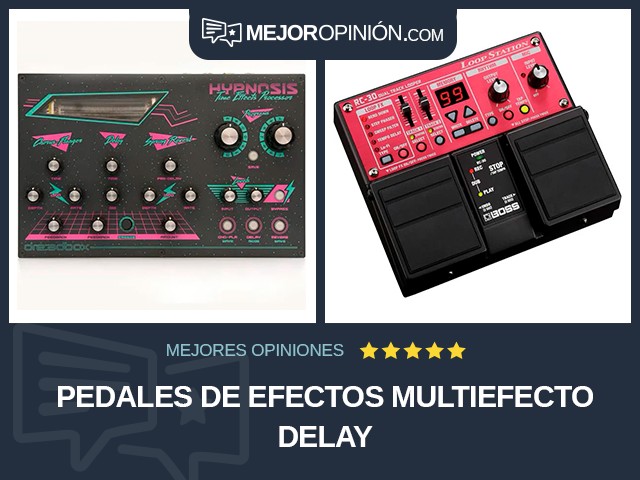 Pedales de efectos Multiefecto Delay