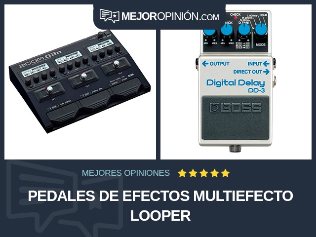 Pedales de efectos Multiefecto Looper