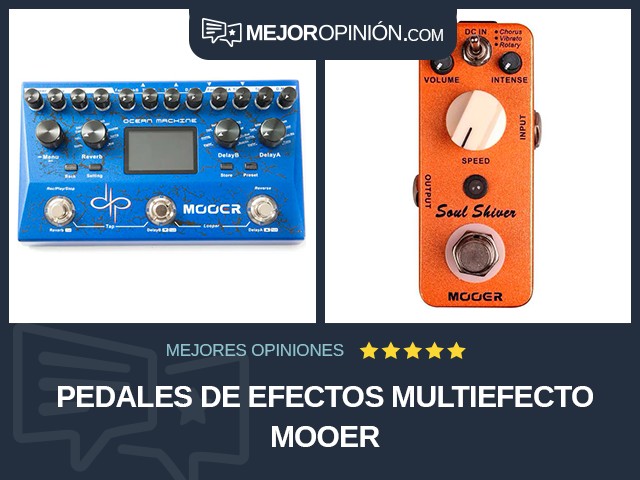 Pedales de efectos Multiefecto MOOER