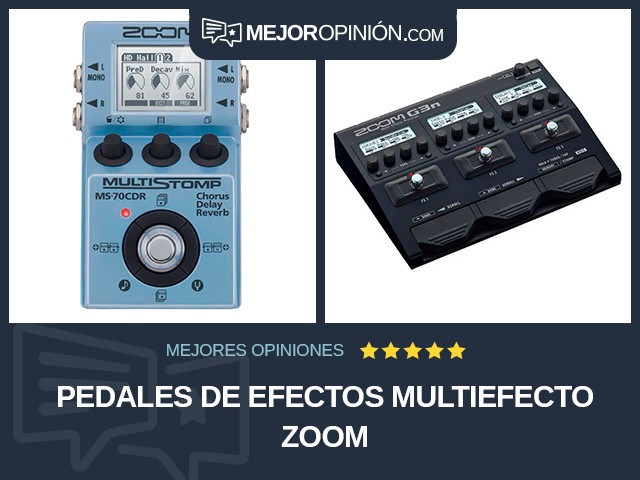 Pedales de efectos Multiefecto Zoom