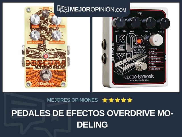 Pedales de efectos Overdrive Modeling