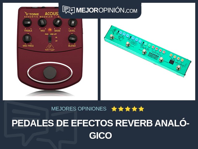 Pedales de efectos Reverb Analógico