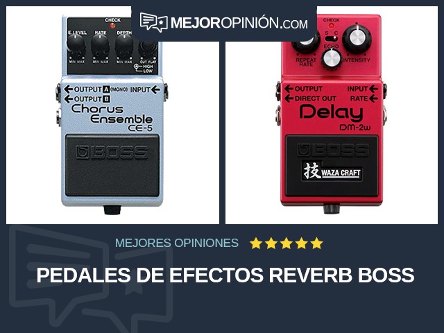 Pedales de efectos Reverb BOSS