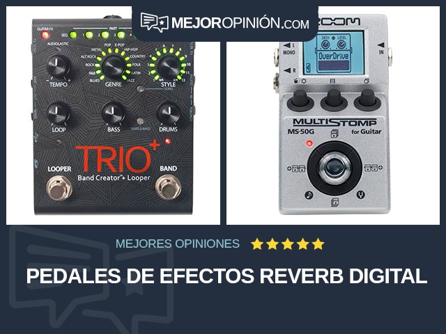 Pedales de efectos Reverb Digital