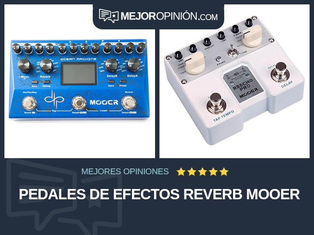 Pedales de efectos Reverb MOOER