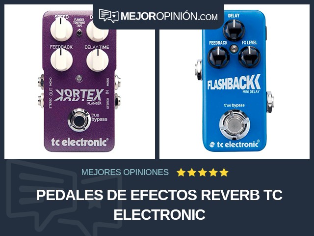 Pedales de efectos Reverb TC Electronic