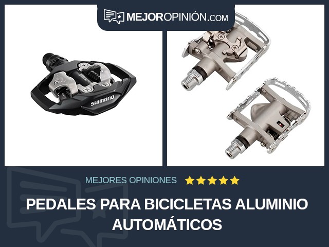 Pedales para bicicletas Aluminio Automáticos