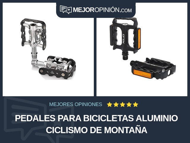 Pedales para bicicletas Aluminio Ciclismo de montaña