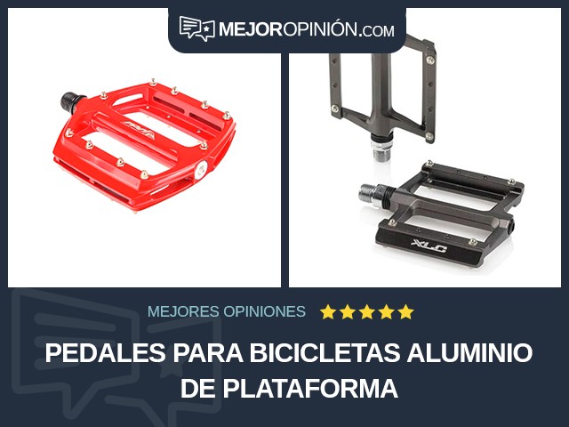 Pedales para bicicletas Aluminio De plataforma