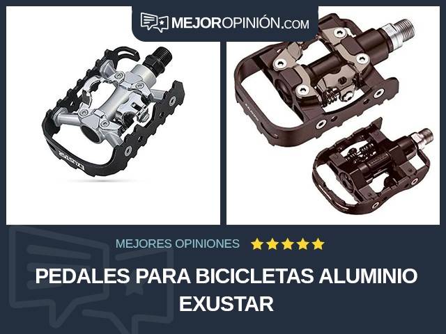 Pedales para bicicletas Aluminio Exustar