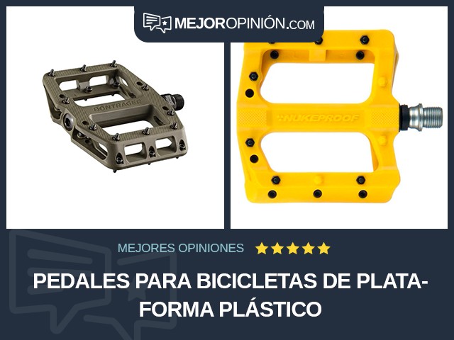 Pedales para bicicletas De plataforma Plástico