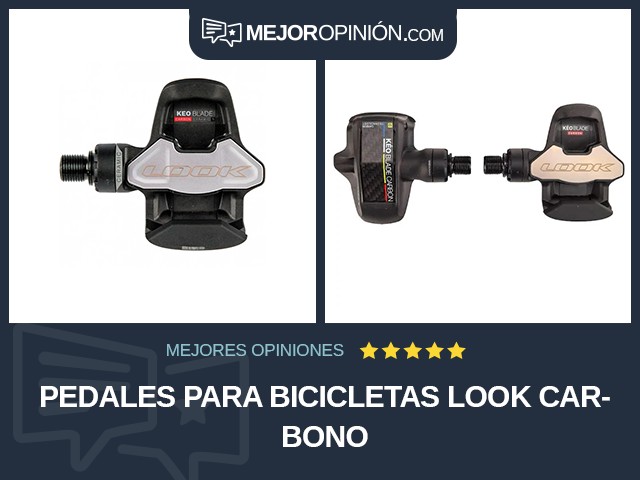 Pedales para bicicletas LOOK Carbono