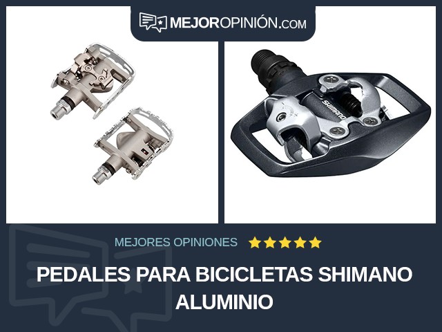 Pedales para bicicletas Shimano Aluminio