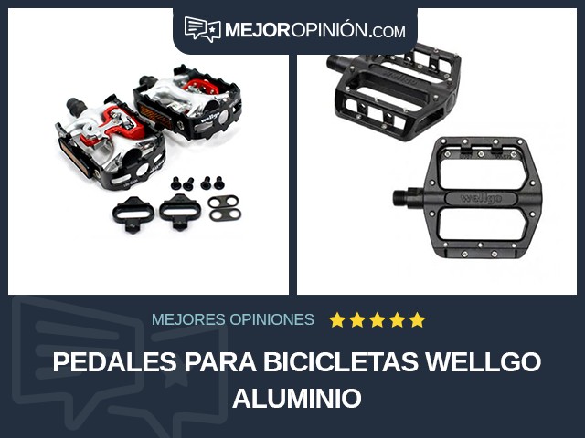 Pedales para bicicletas Wellgo Aluminio