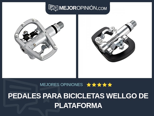 Pedales para bicicletas Wellgo De plataforma