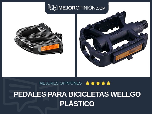 Pedales para bicicletas Wellgo Plástico