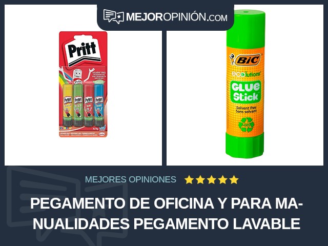 Pegamento de oficina y para manualidades Pegamento lavable Barra de pegamento