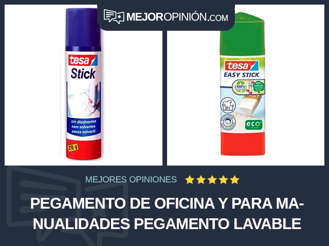 Pegamento de oficina y para manualidades Pegamento lavable tesa