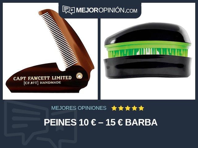 Peines 10 € – 15 € Barba