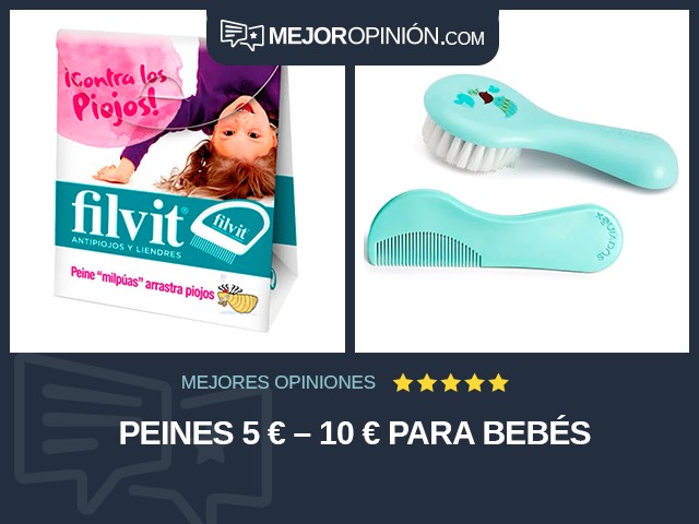 Peines 5 € – 10 € Para bebés