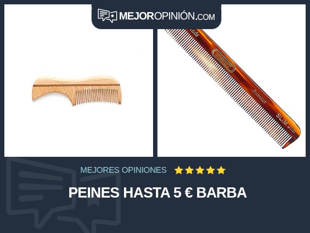 Peines Hasta 5 € Barba