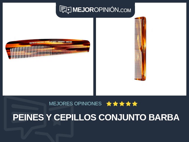 Peines y cepillos Conjunto Barba