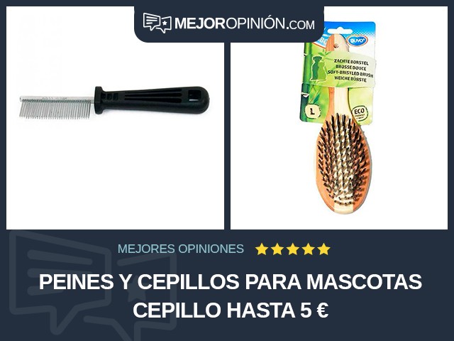 Peines y cepillos para mascotas Cepillo Hasta 5 €