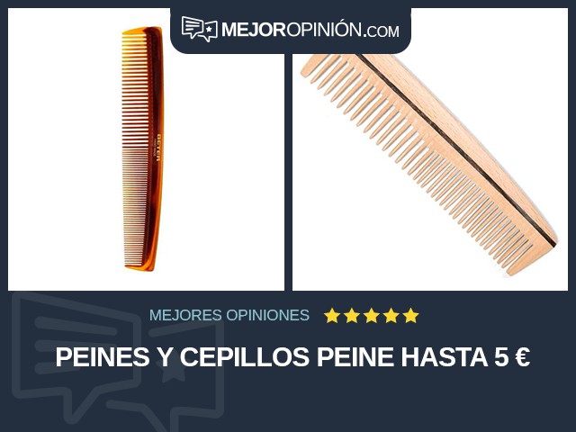 Peines y cepillos Peine Hasta 5 €